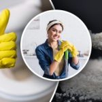 La taza del váter estará deslumbrantemente blanca después de un